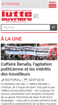 Mobile Screenshot of lutte-ouvriere.org